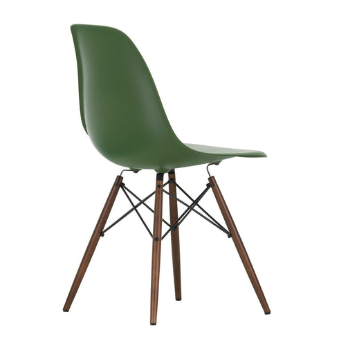 Cadeira Eames em Plástico DSW / Base dark maple